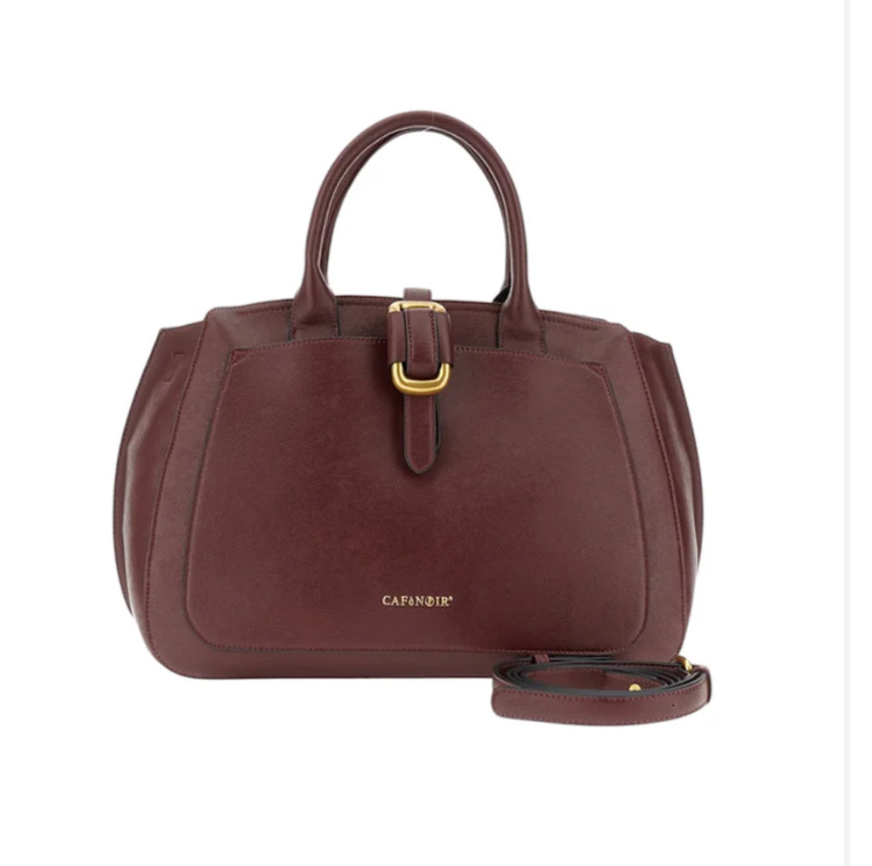 Borsa a mano con tasca applicata