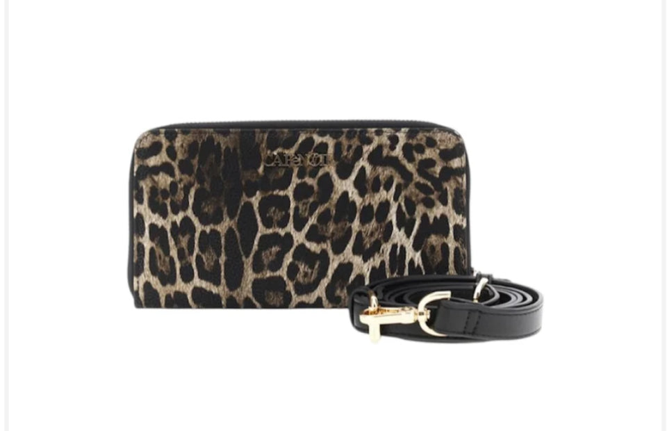 Portafoglio stampa leopardo
