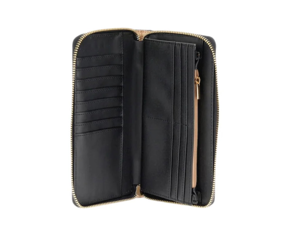 Portafoglio con lettering